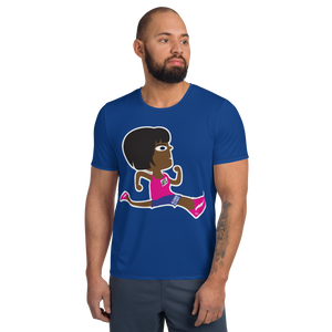 Hope - Love The Run T-shirt in Blue