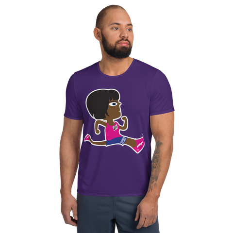 Hope - Love The Run T-shirt in Purple