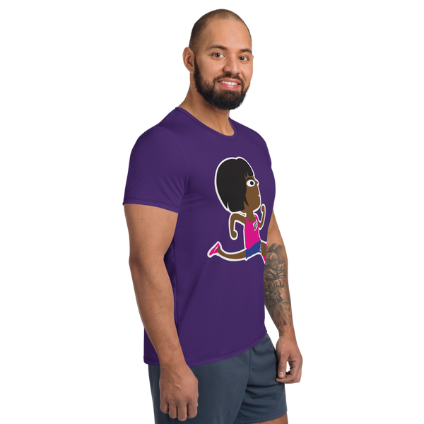 Hope - Love The Run T-shirt in Purple